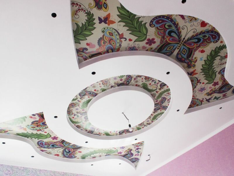 Натяжной потолок с арт-печатью