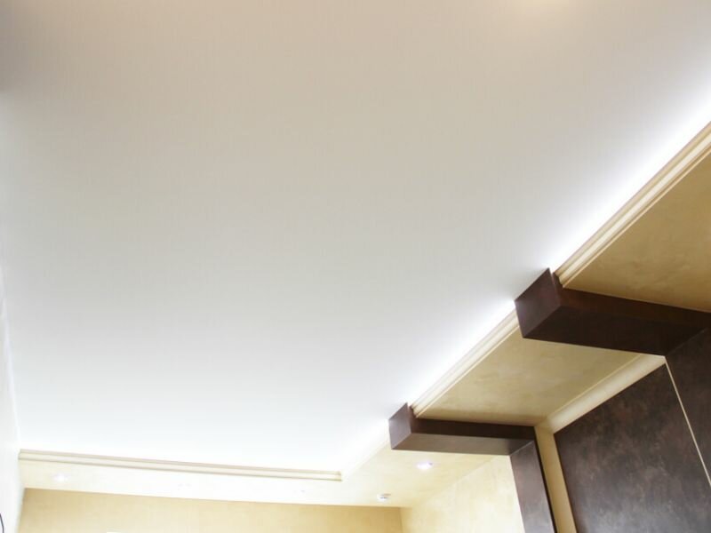 Тканевый натяжной потолок Clipso, со светодиодной подсветкой
